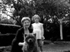 Anne in garden Backing onto Dulwich Park